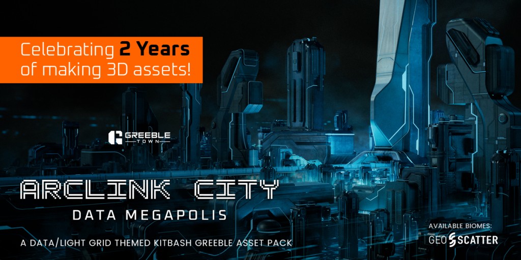 Arclink City - Data Megapolis by Greeble Town