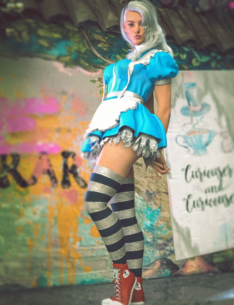 Alice Rebel dForce Outfit and Vignette