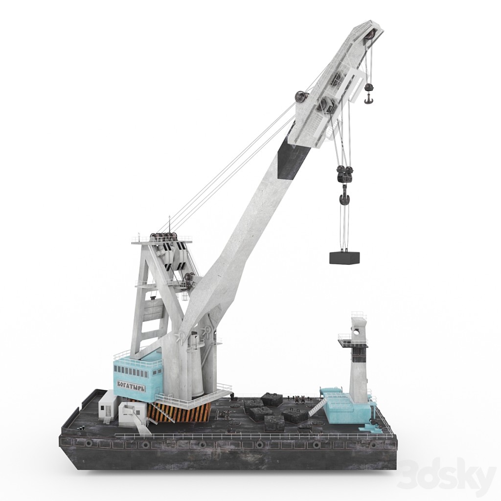 Floating crane Bogatyr
