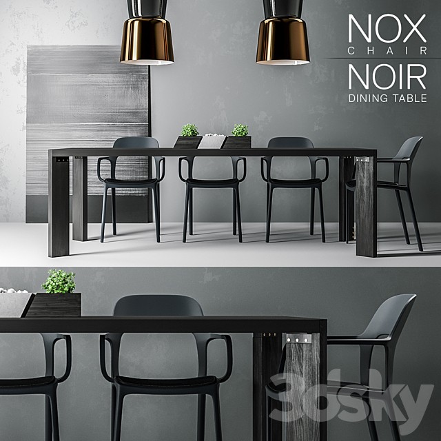 NOX & NOIR tables & chairs