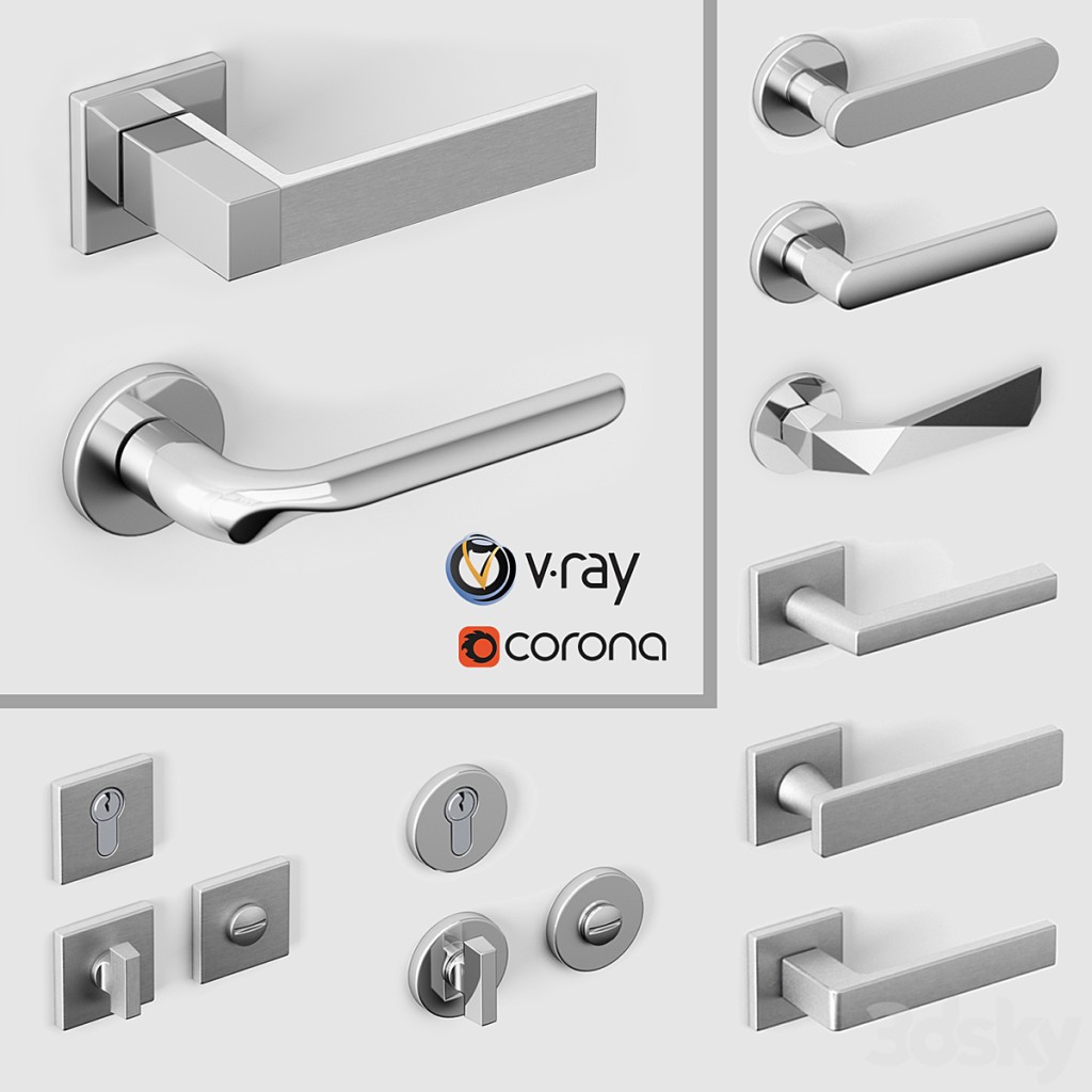 Door handles DnD by Martinelli