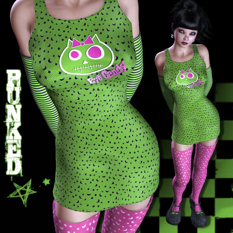 Punked for Skeleton Dress