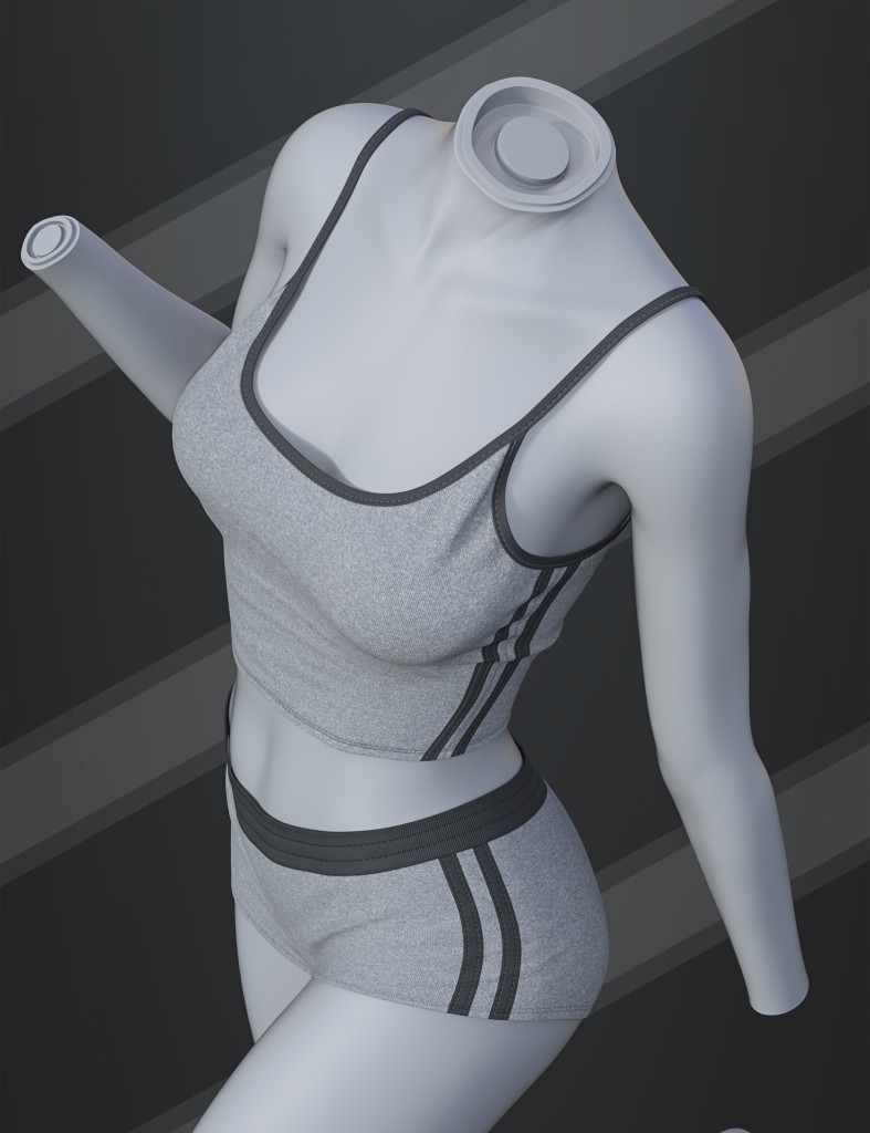 dForce SU Sports Set for Genesis 9, 8.1, and 8 Female