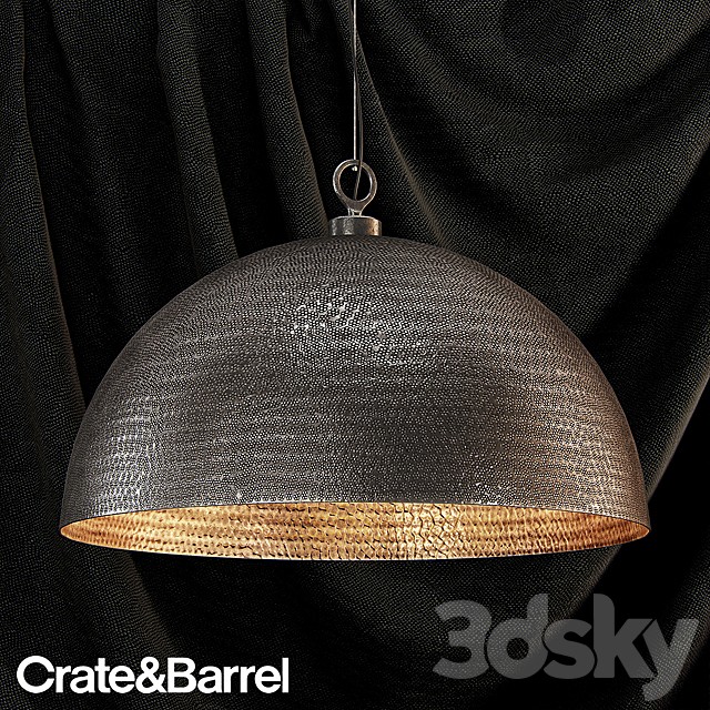 crate & barrel rodan pendant light