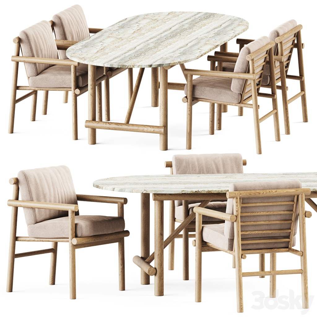 Ayana Outdoor Table and Chair by B&B Italia / Garden furniture