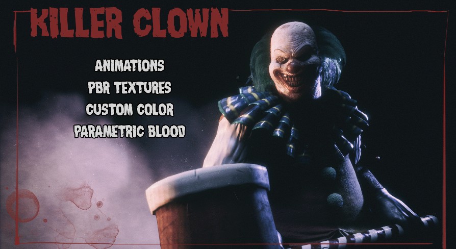 Killer Clown for Unreal (Character)
