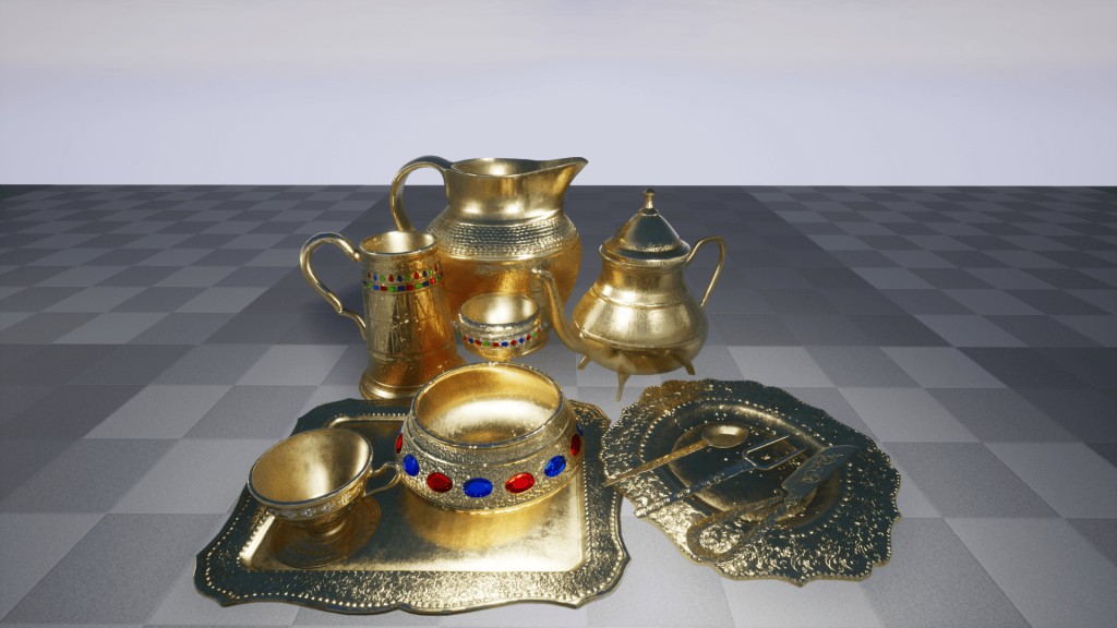 [UE] Medieval Dinnerware Pack