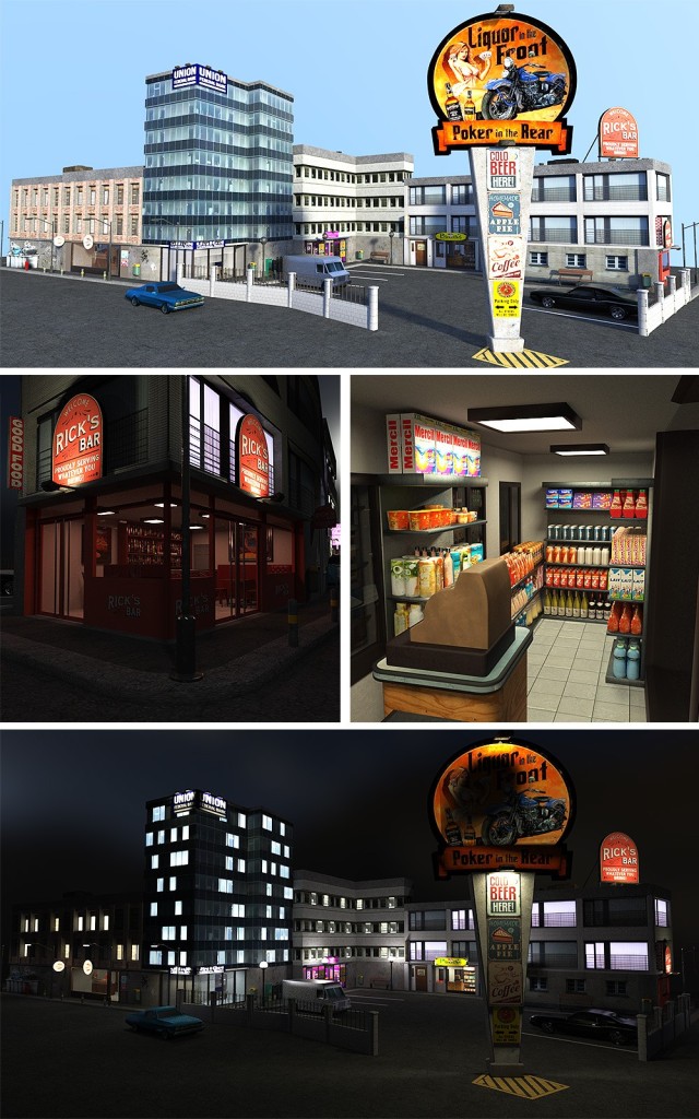 Suburban Block for Daz Studio by powerage