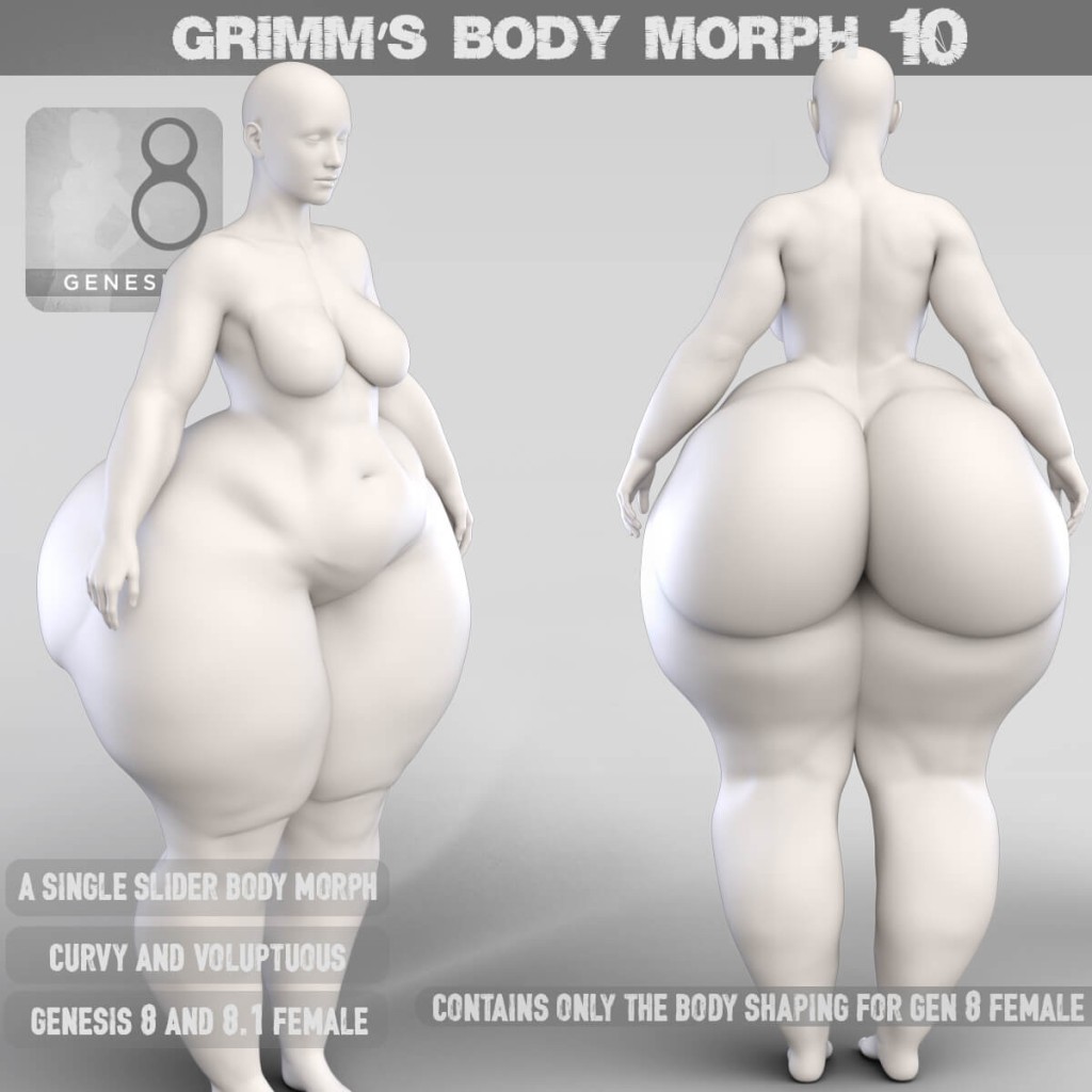 Grimm's Body Morph 10 for Genesis 8 / 8.1 Female