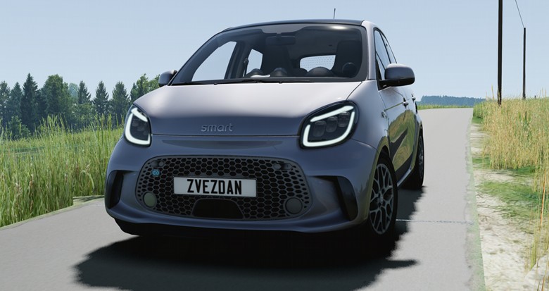 2022 Smart ForFour BeamNG Mod