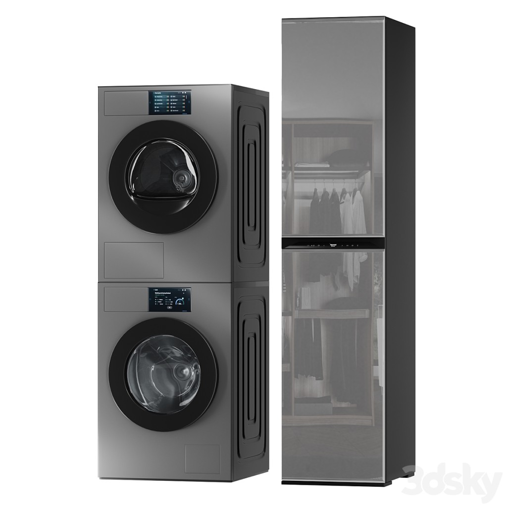 SAMSUNG Bespoke AI Series washing machine set | Laundry appliance set