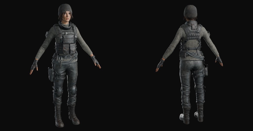 Lara Croft (Shadow Runner DBD) Premium for Blender 4.x