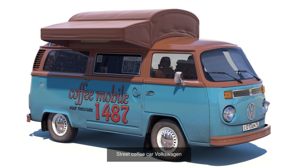 Street coffee car Volkswagen