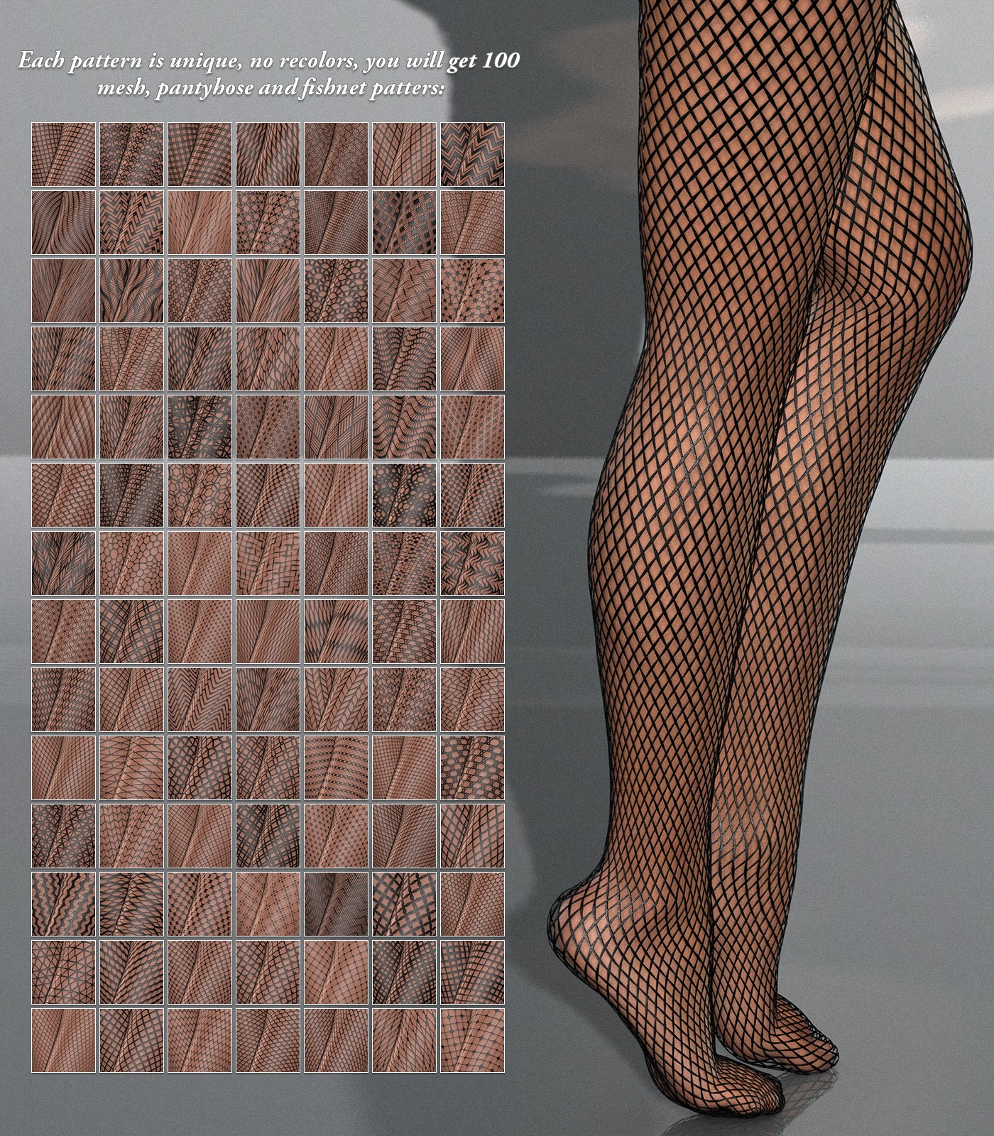DAZ Iray - Pantyhose Meshes 2D Graphics Merchant Resources Atenais