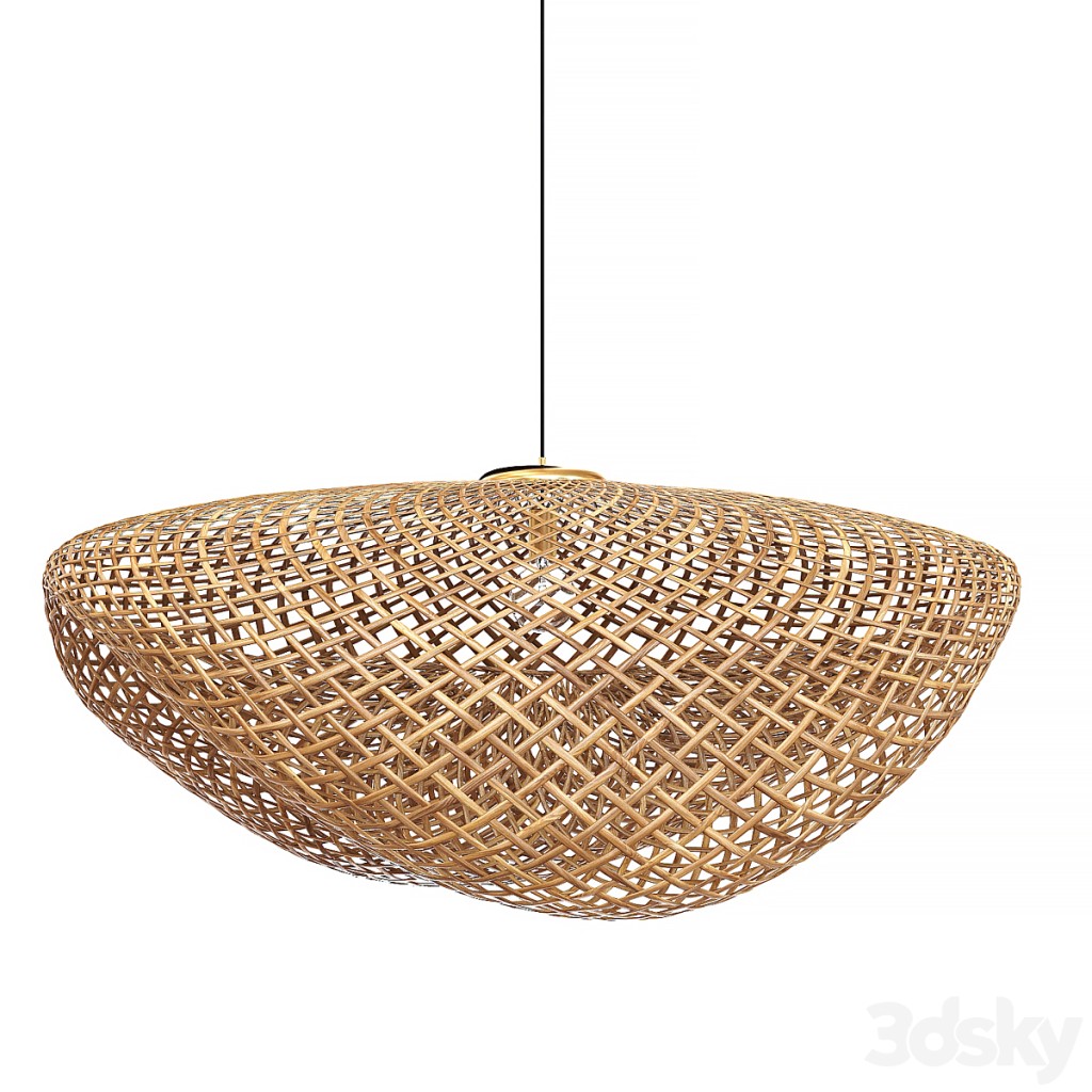Vertigo Bamboo Rattan Pendant Lamp