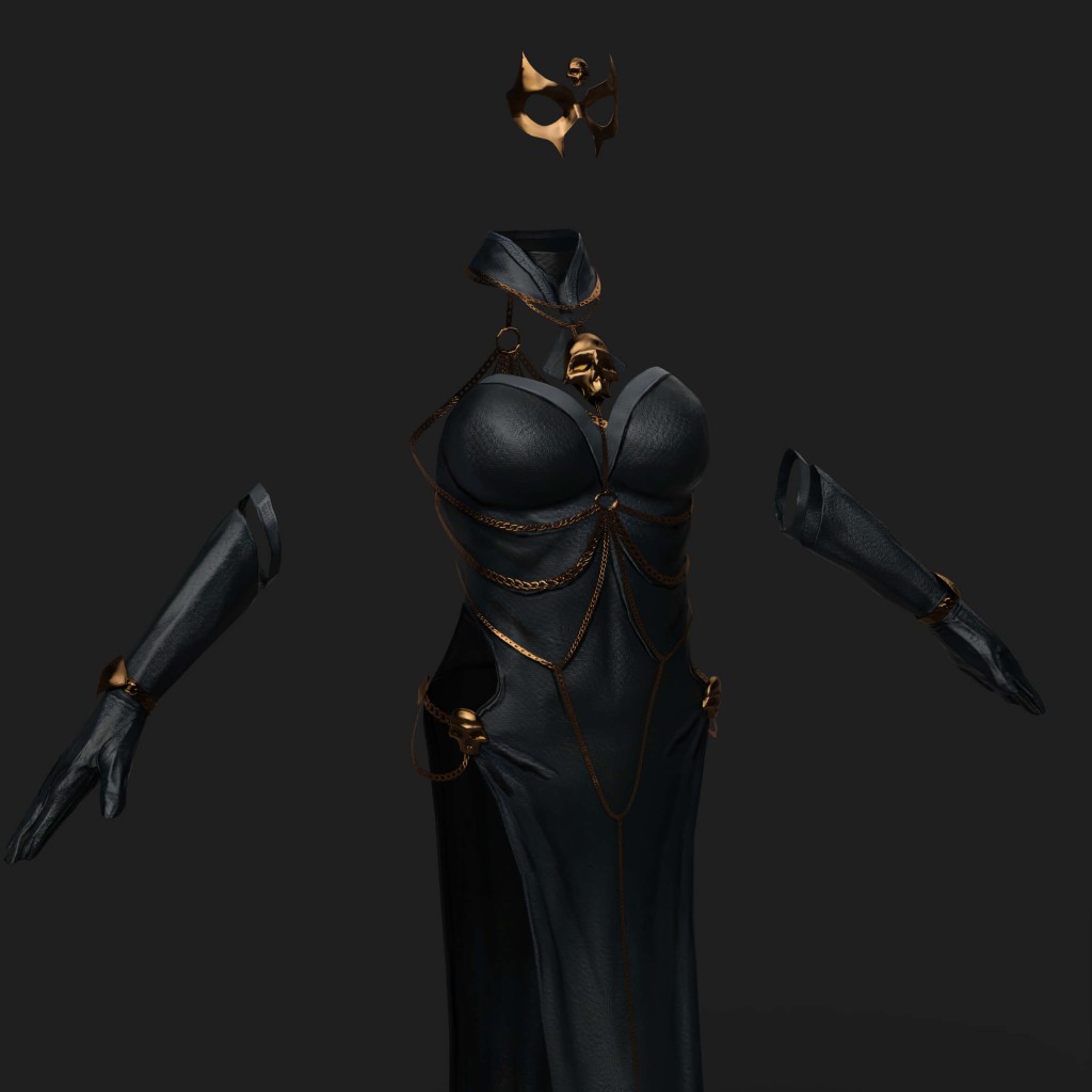 dForce Mystique Hellfire Gala Dress G8F