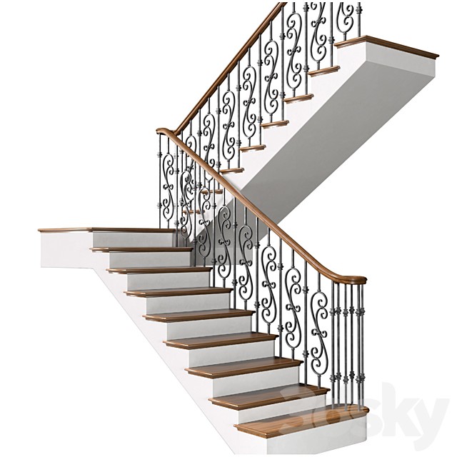Classic Modern interior stair