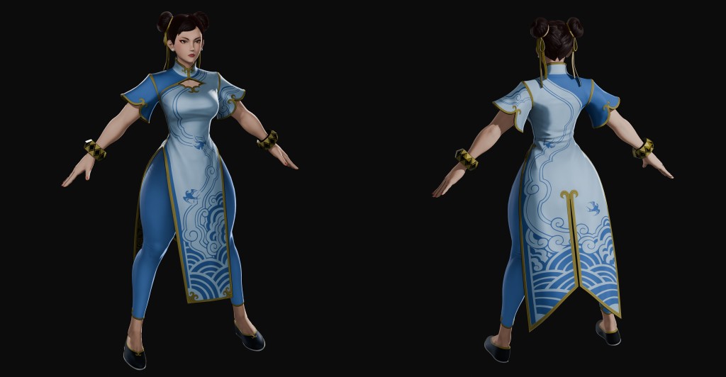 Chun-Li (CotW) Basic for Blender 4.x