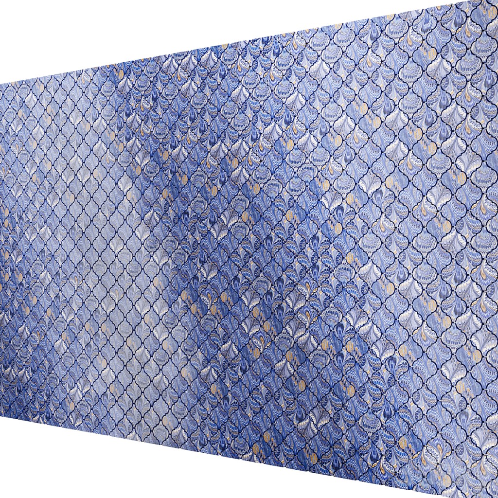 (Kerama Marazzi) Decor Arabesque Venice blue matte