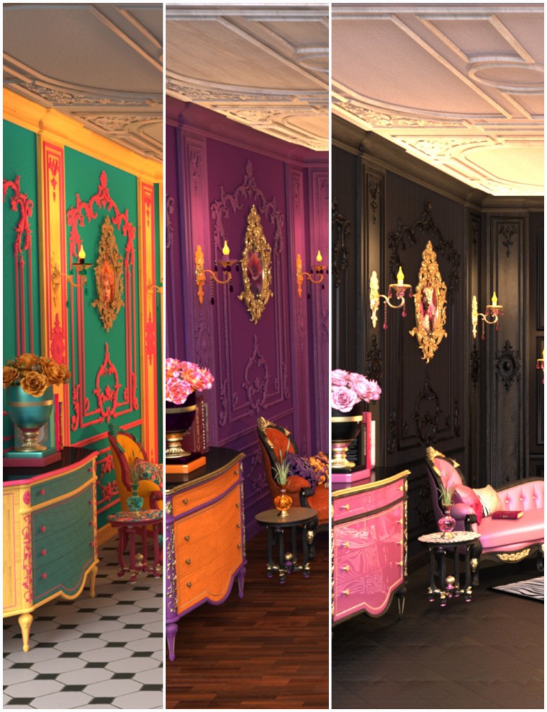 Rococo Room Pop Collection Texture Set