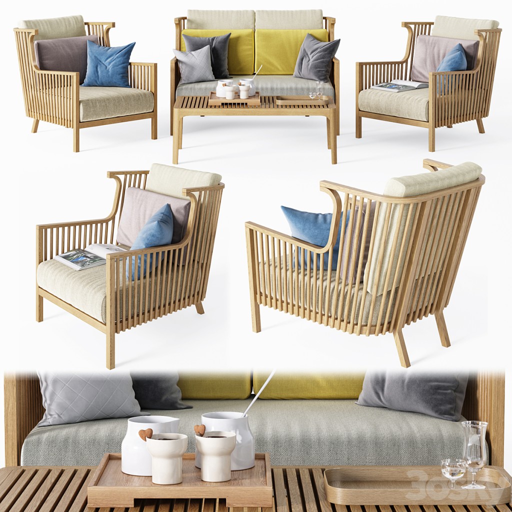 ELIZABETH TECK outdoor Armchair