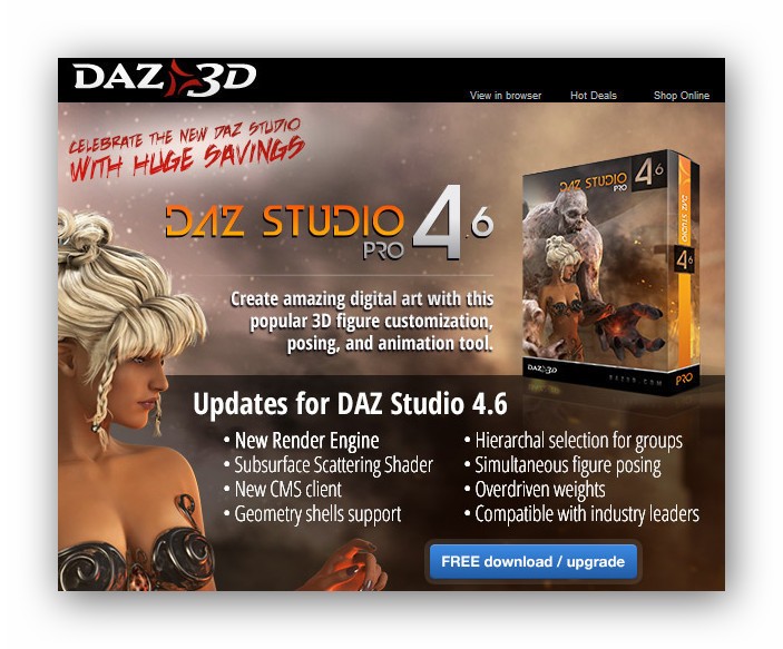 Install Archive for Daz Studio 4.6.120