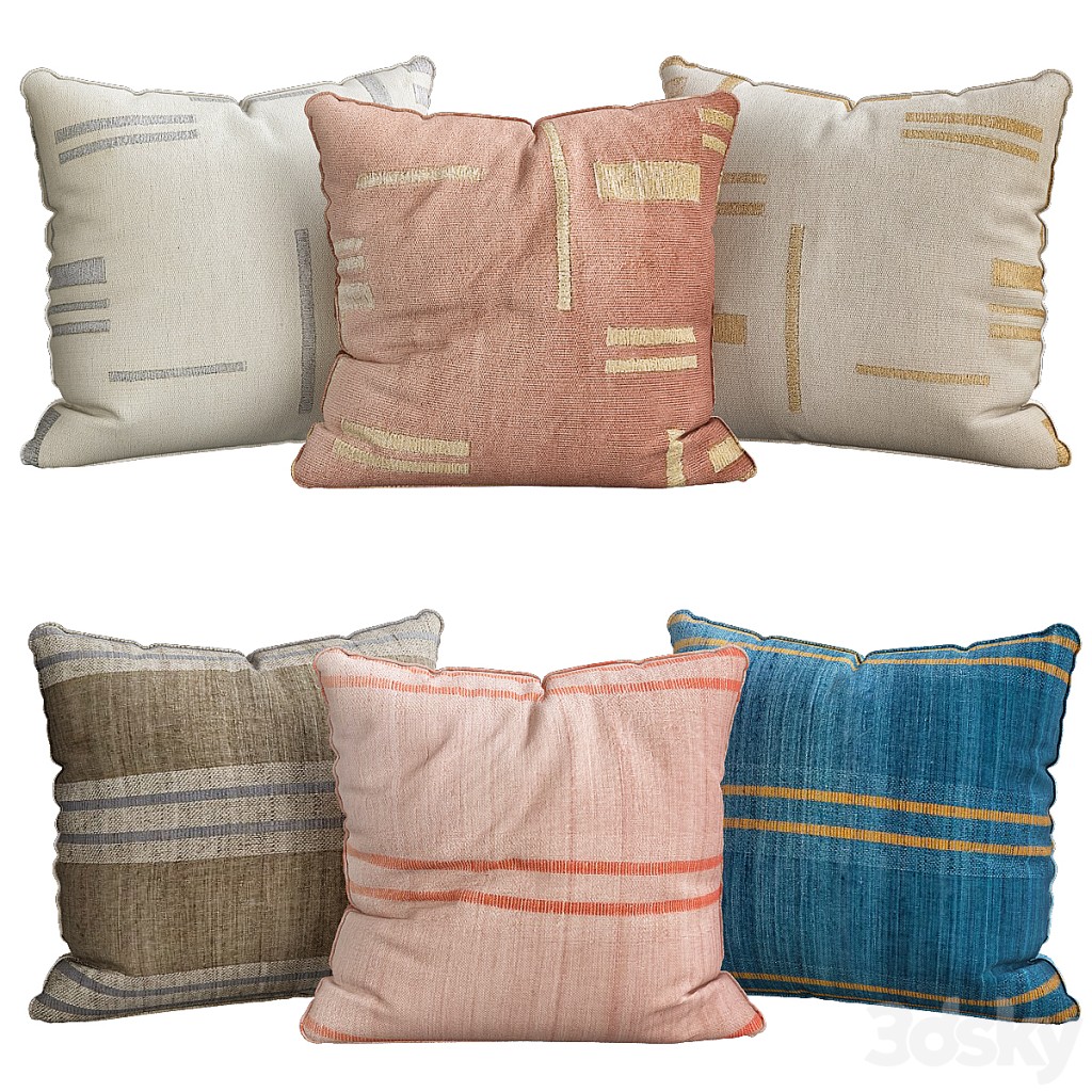 Pillows for sofa 6 pieces No. 15