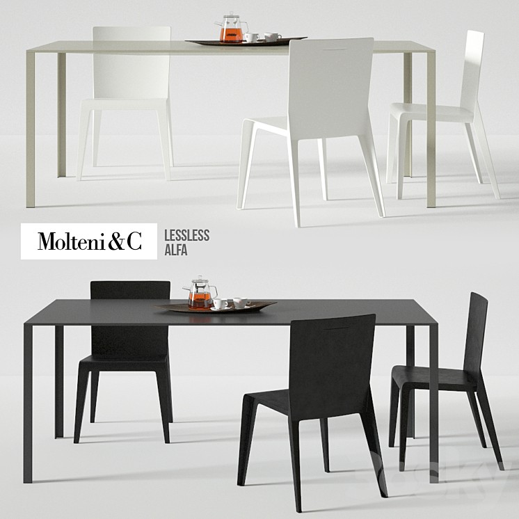 Dining group Molteni LESSLESS & ALFA