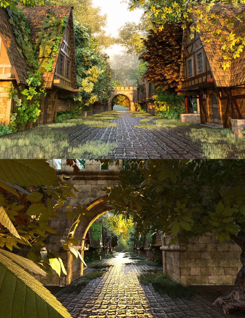 Medieval Forest Village