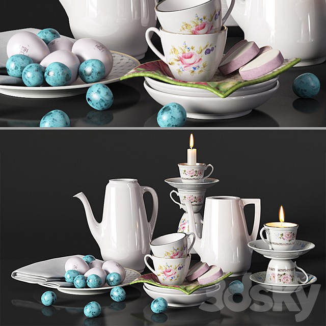 Decorative set Provence, service
