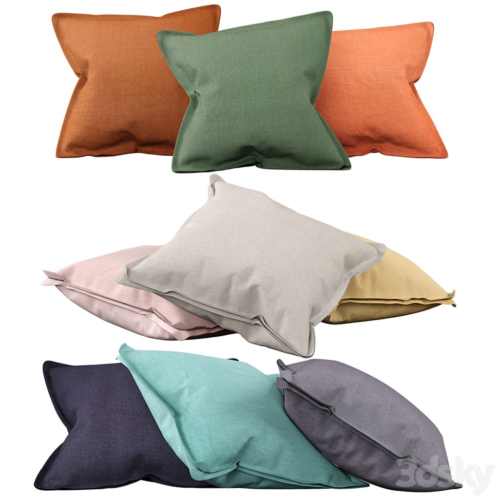 Pillow set 18 | H&M | Washed Linen Cushion Cover