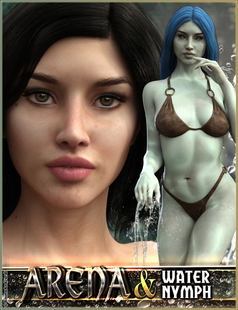 EJ Arena and Water Nymph for Genesis 3 Female