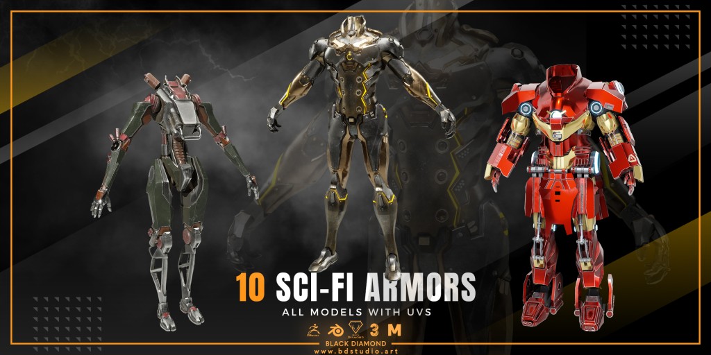 10 Sci-Fi Armor Models