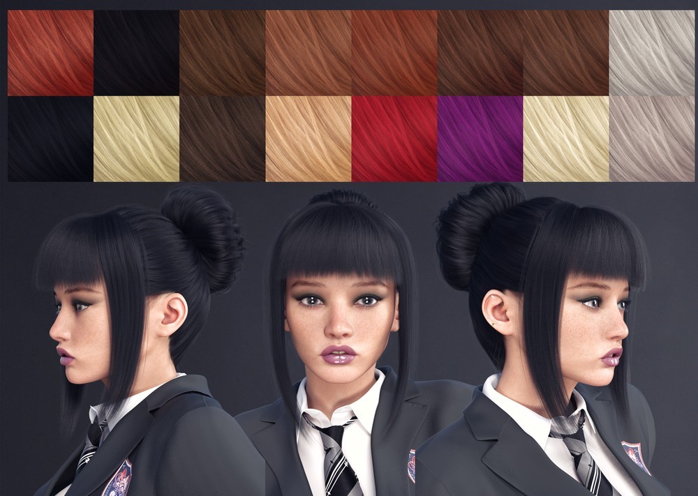 PS Boa Hair for Genesis 9