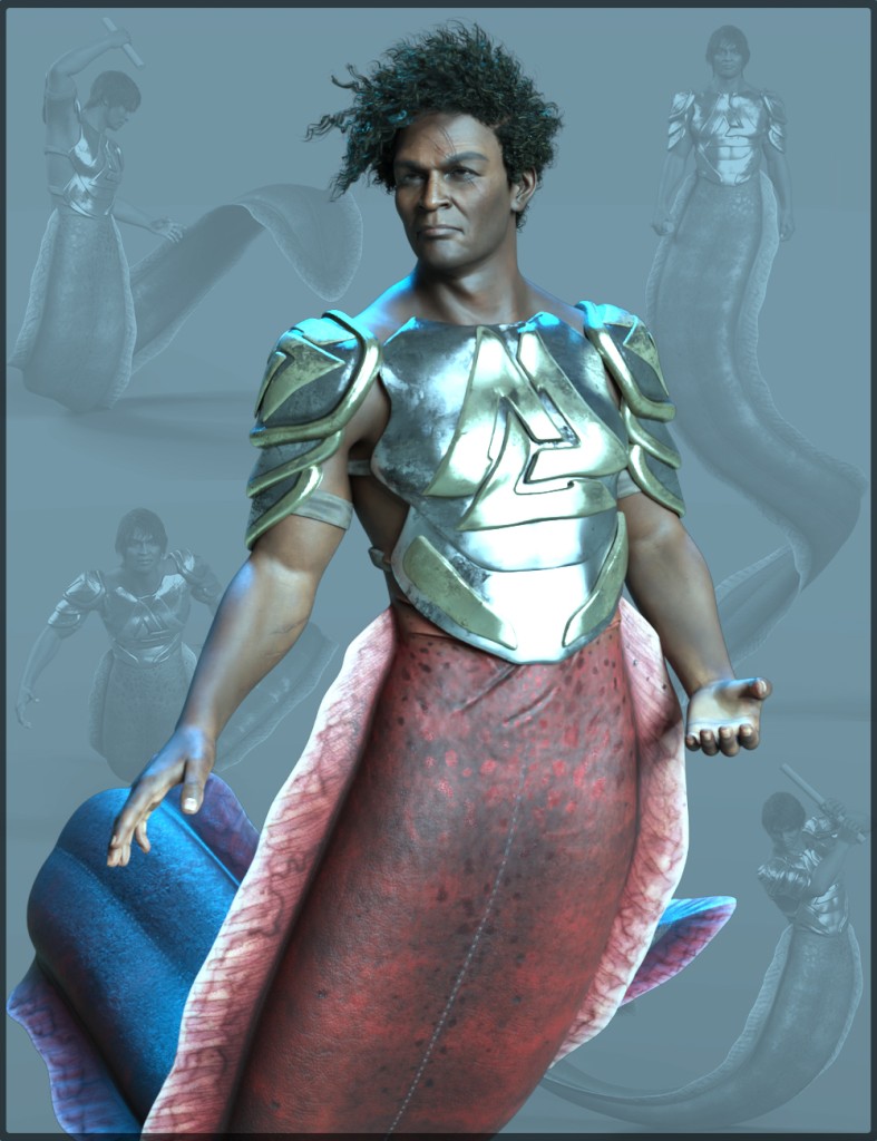 Ocean Warrior Poses for Zale 8.1 and Genesis 8.1 Males