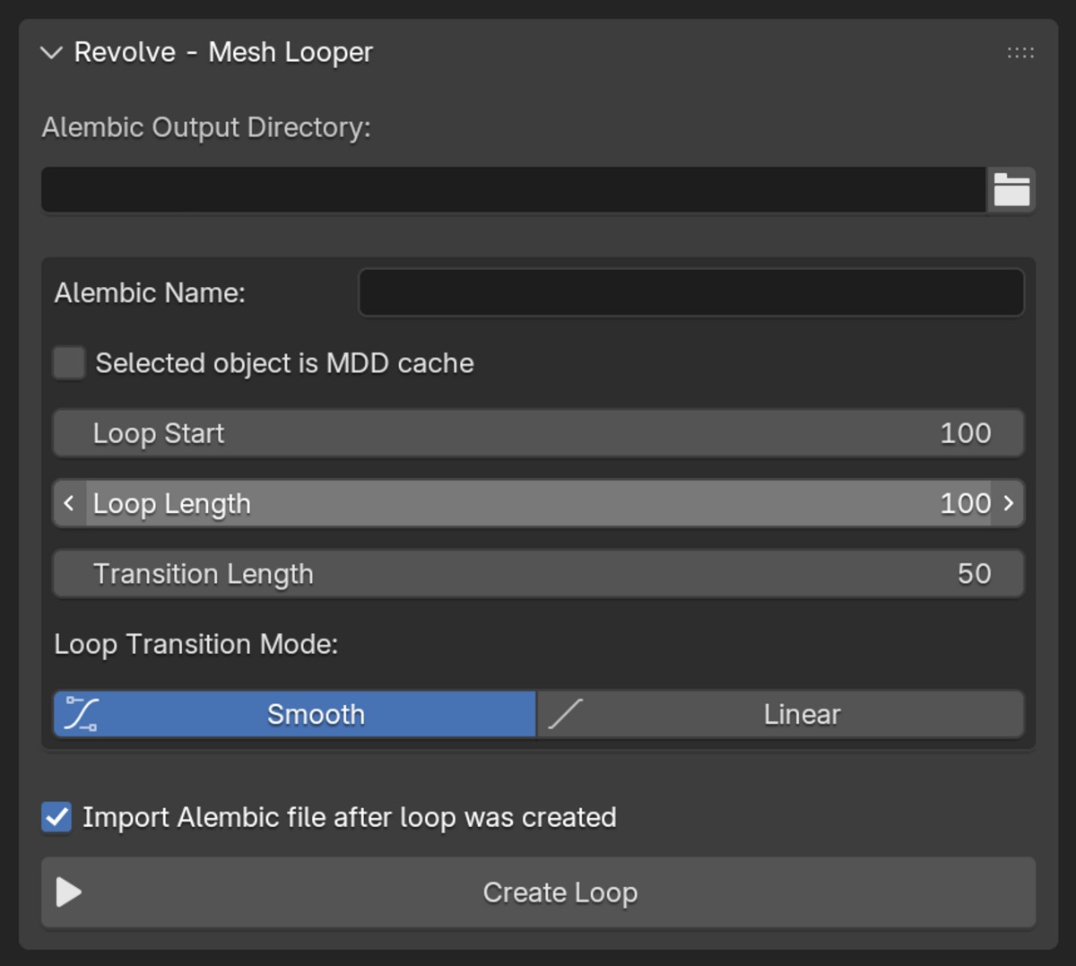 Revolve - Mesh Looper