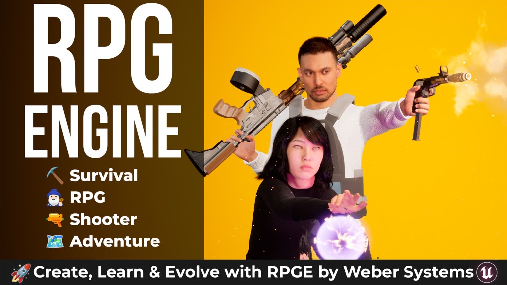 RPG Engine - Ultimate Multiplayer Framework v4.12.2 UE5.5 & UE5.6