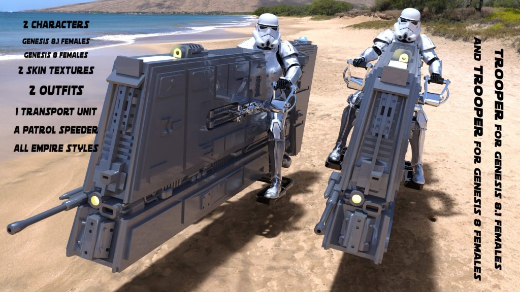 Trooper For Genesis 8.1 Females and Genesis 8 Females