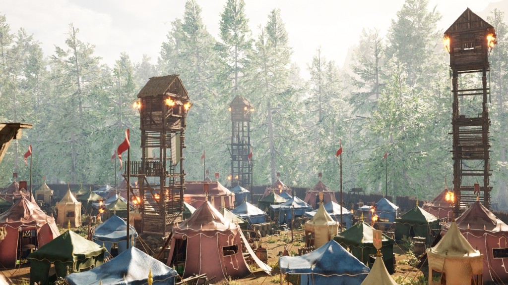 Medieval War Camp (Fort, Fortress, Medieval Props) UE5.1