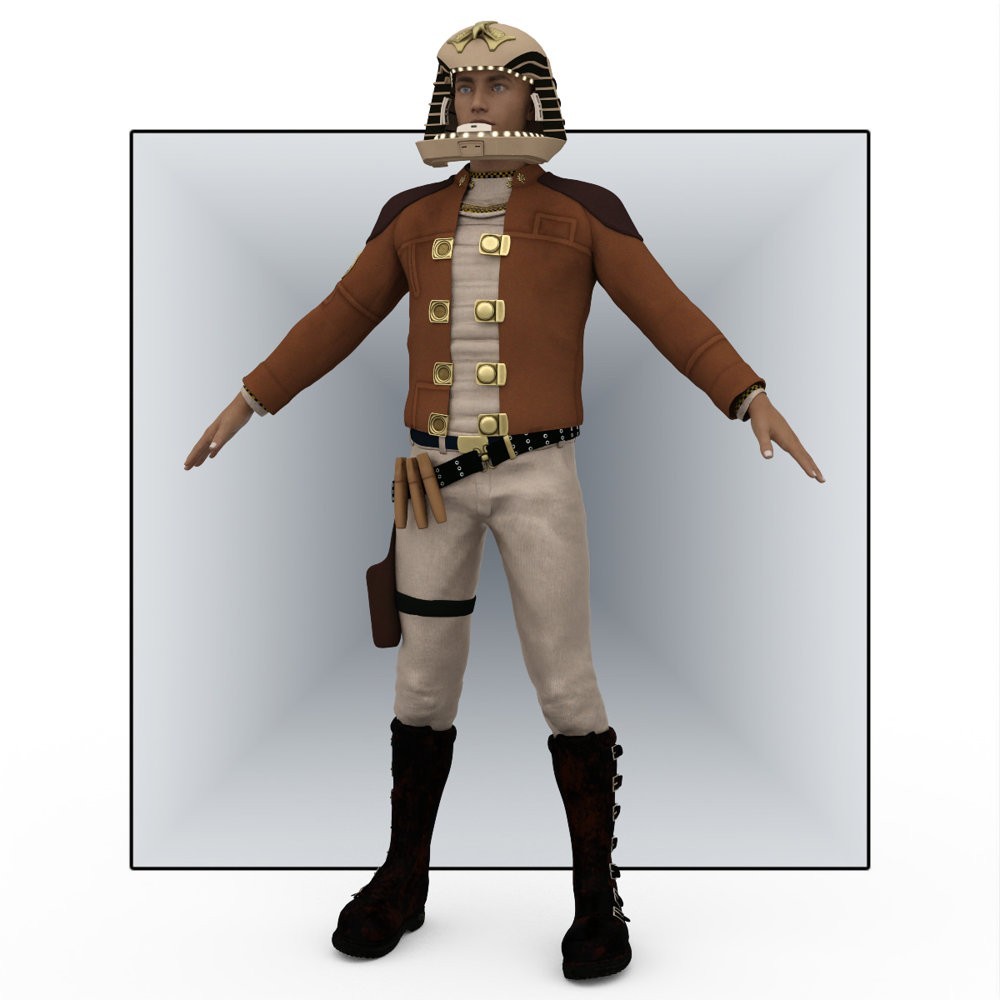 Colonial Warrior for G8.1M for DAZ Studio