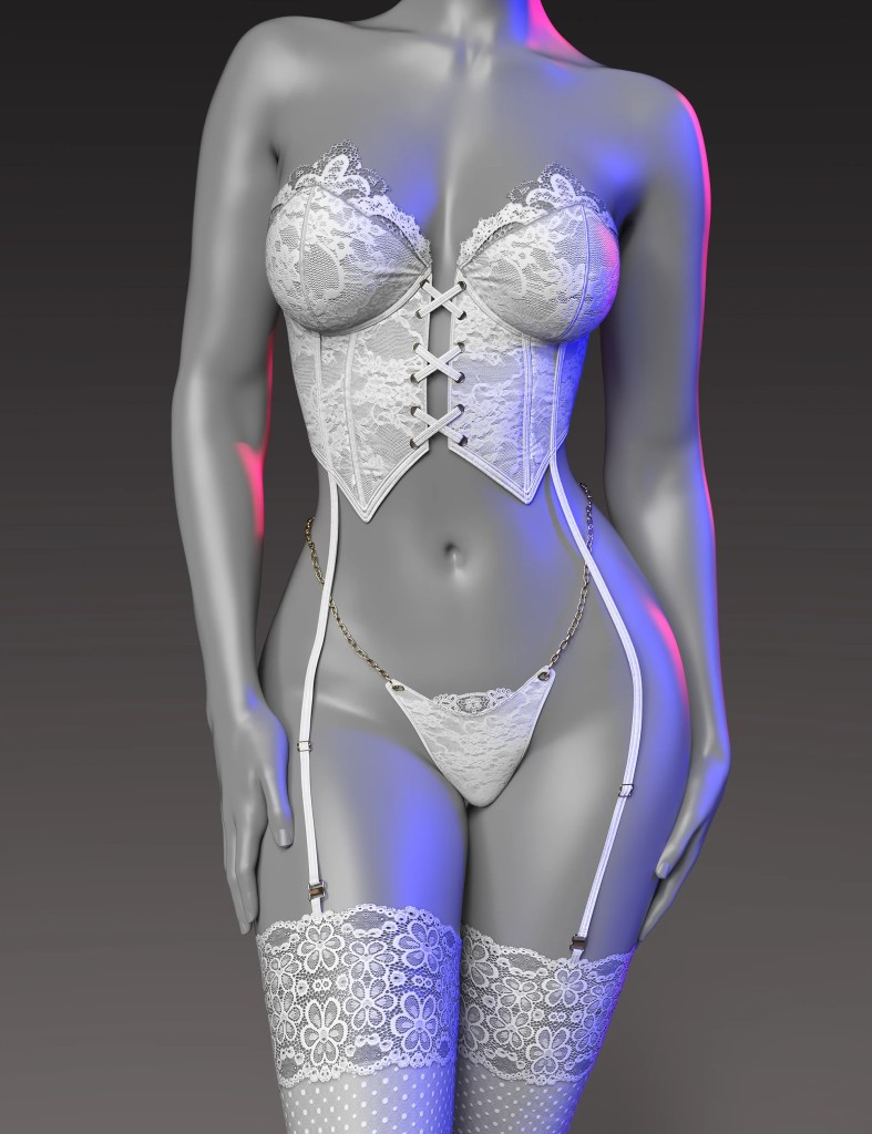 InStyle – X-Fashion Fabien Lingerie Set Texture Add-On