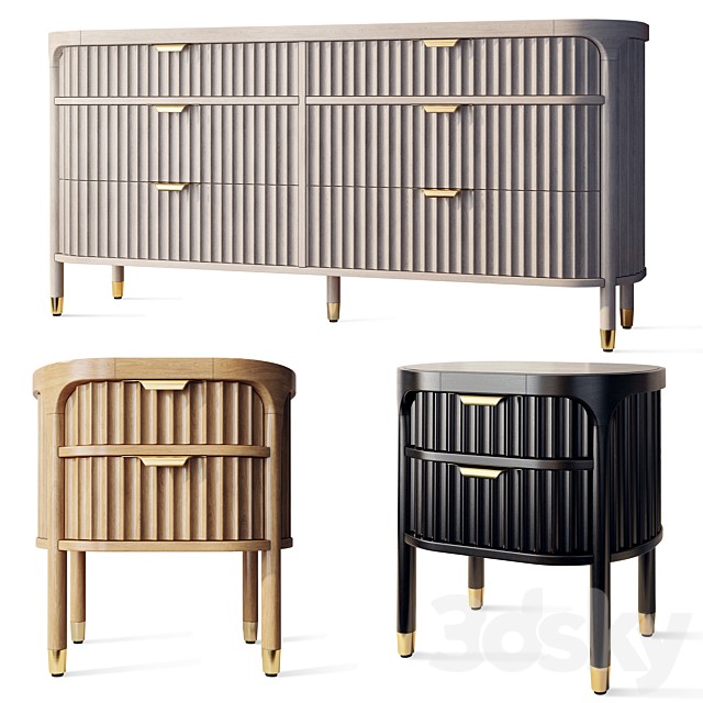 Chest of drawers bedside table Ardes Group