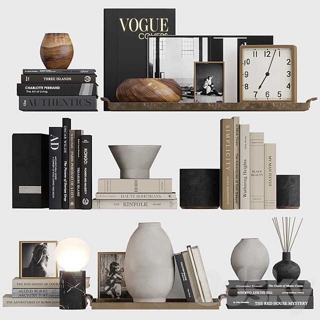Decor shelf set 3