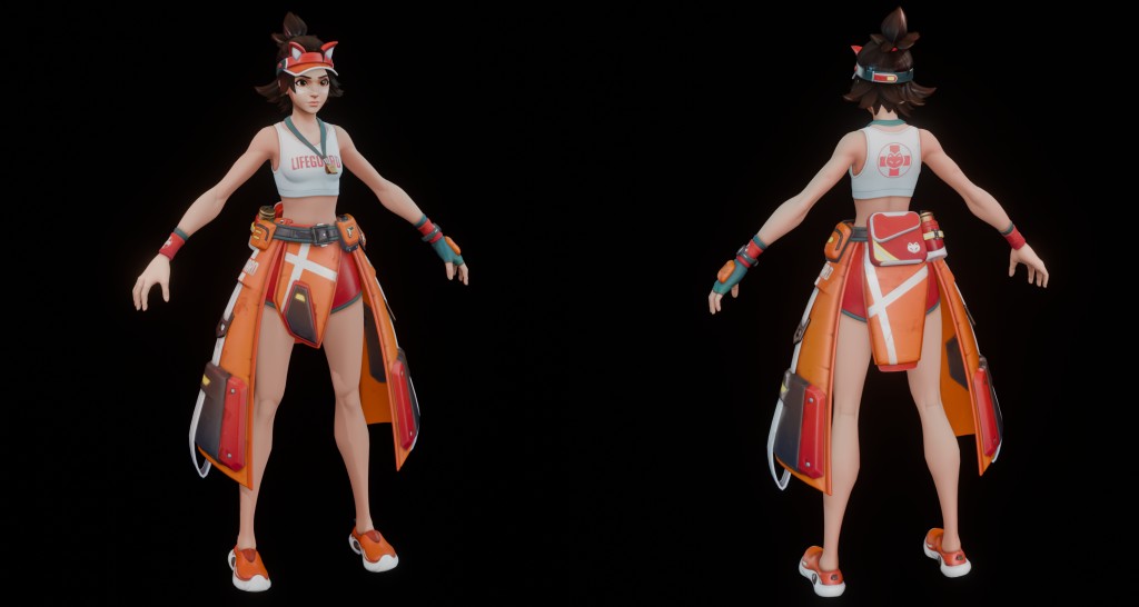 Kiriko (Lifeguard) Premium for Blender 4