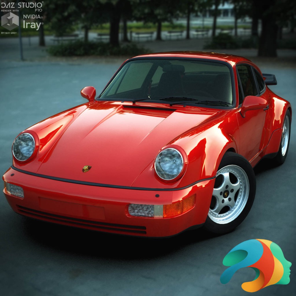 Porsche 911 Turbo 1993 for Daz Studio
