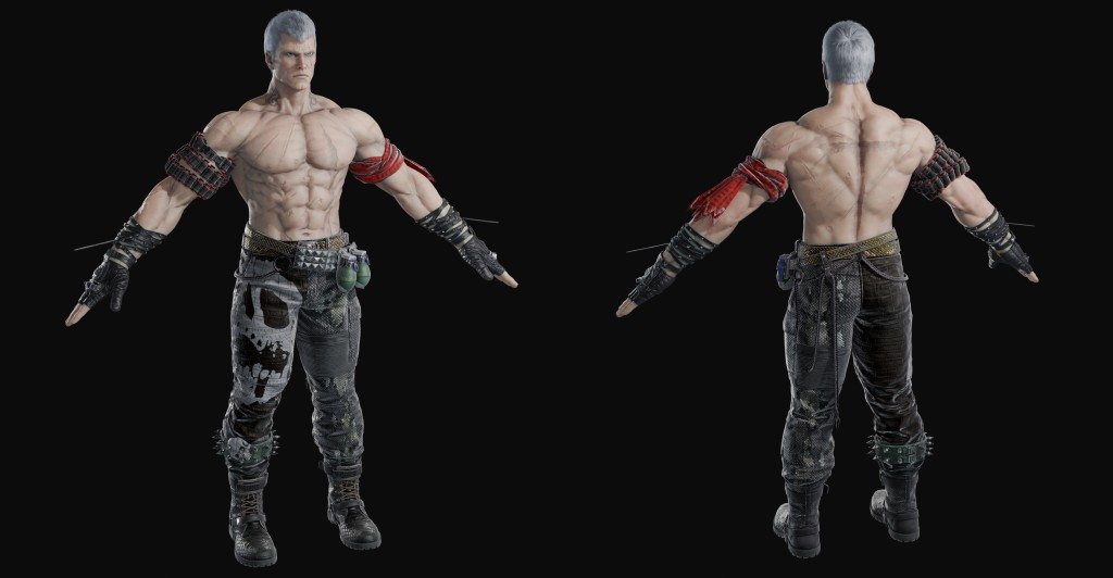 Tekken 8 Bryan Fury S1 Premium for Blender 4.x