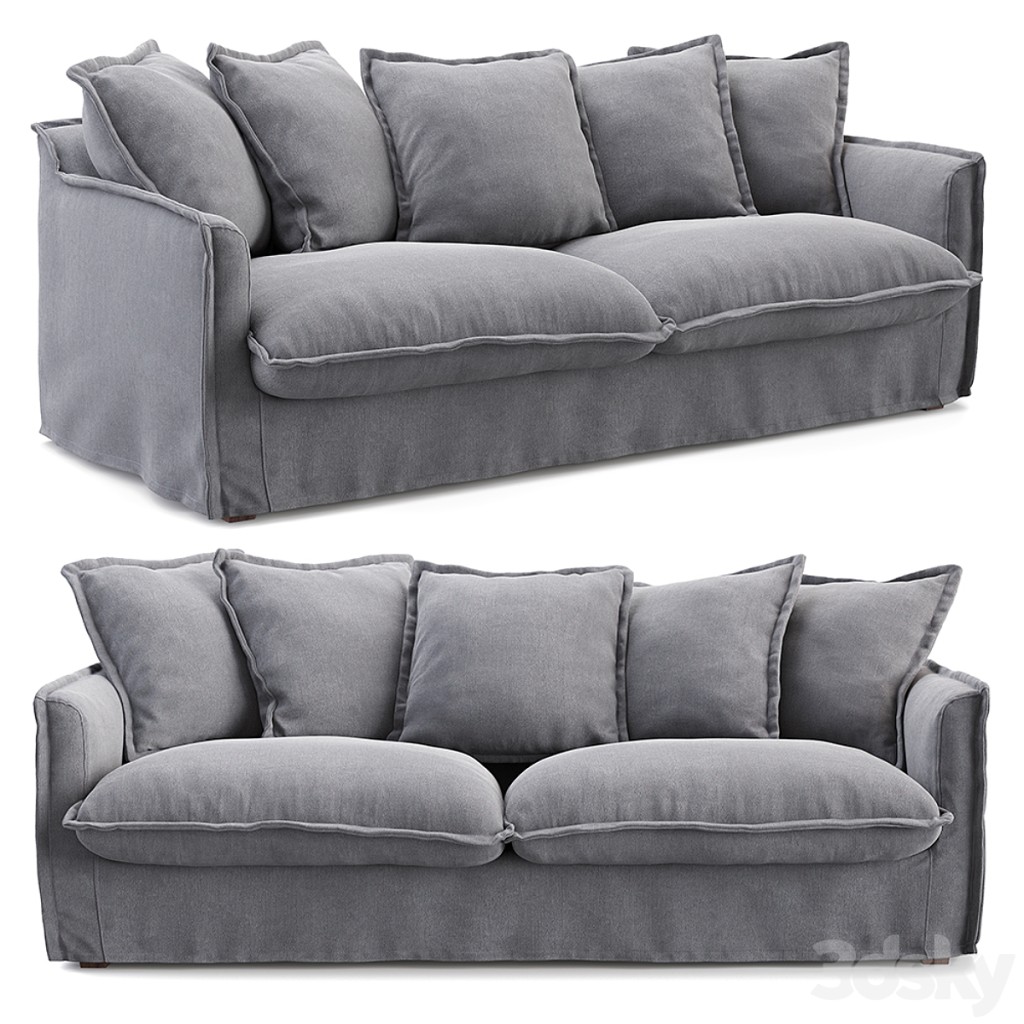 Livingston sofa charcoal gray