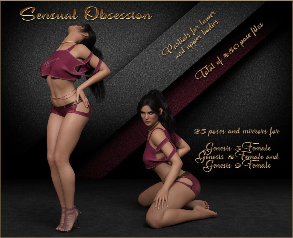 Sensual Obsession - Poses for G9F-G8F-G3F