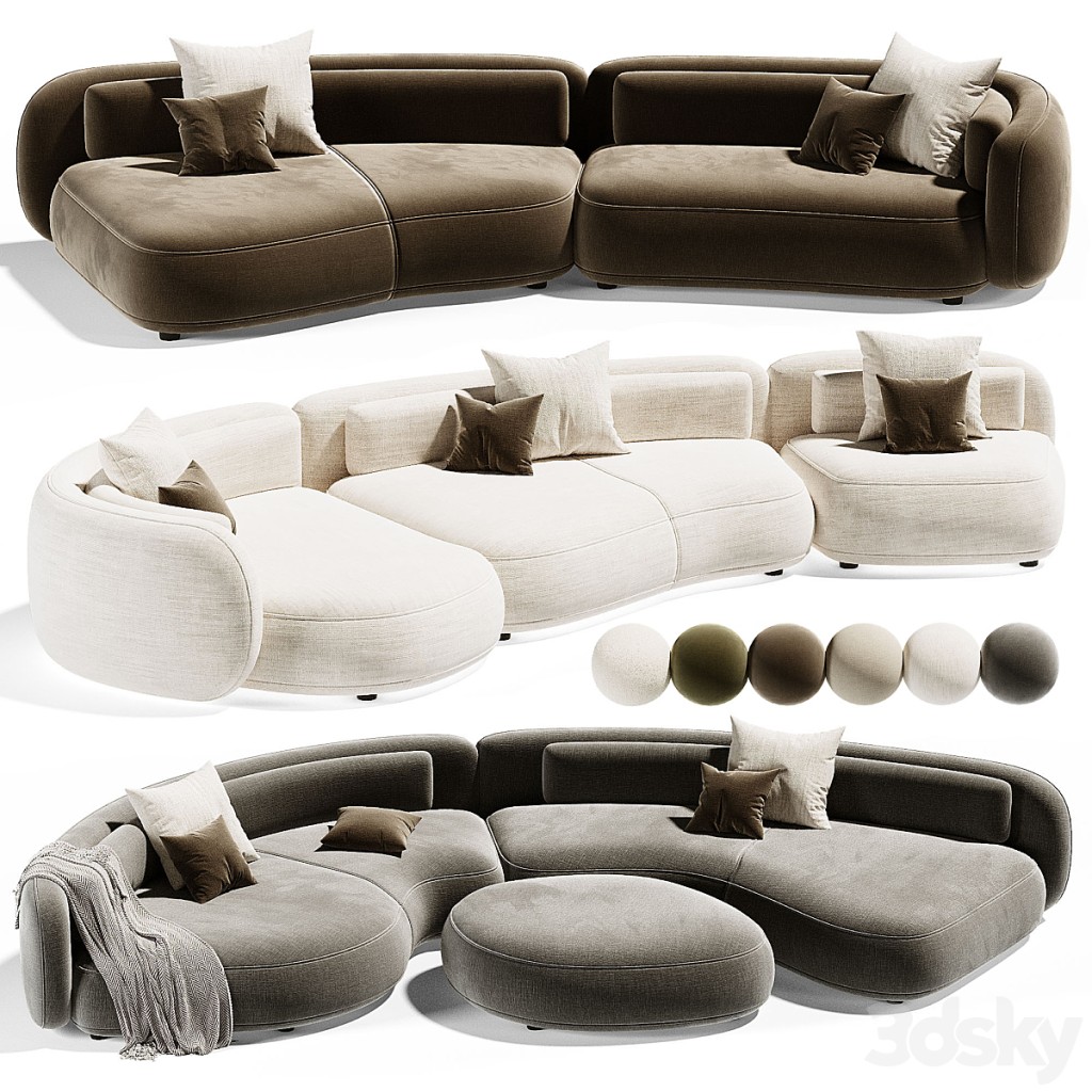 Minotti Bezier Sofa