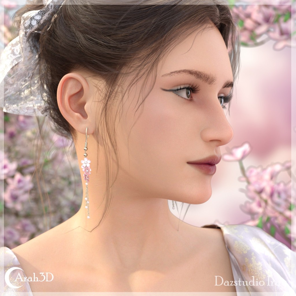Arah3D Spring Earrings for G8F and G9